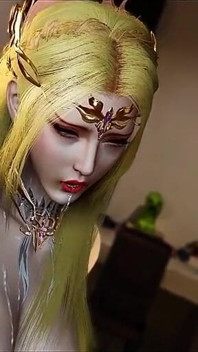 Animated Goddess Flame: 3D Curves Glow - 3D Animation Hentai