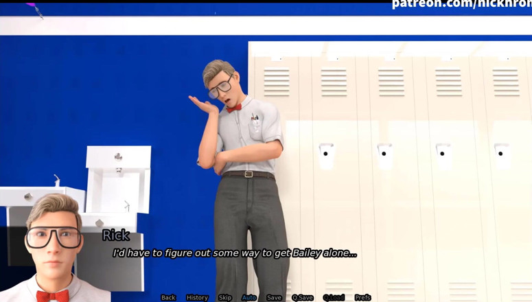 Visual Novels: SexBot 3 - šprt políben milf v uniformě