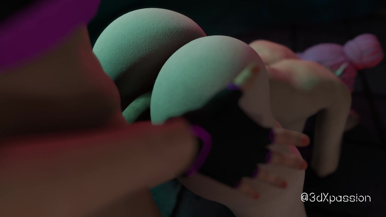 3dxpassion-transgender: Bonnie's Rave Club Hunting - Deepthroat, Cowgirl Pose &amp; Hardcore Doggy Sex...