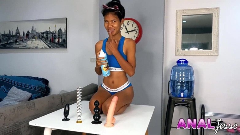Jesse Thai: Whipped Cream Anal with Big Gapes