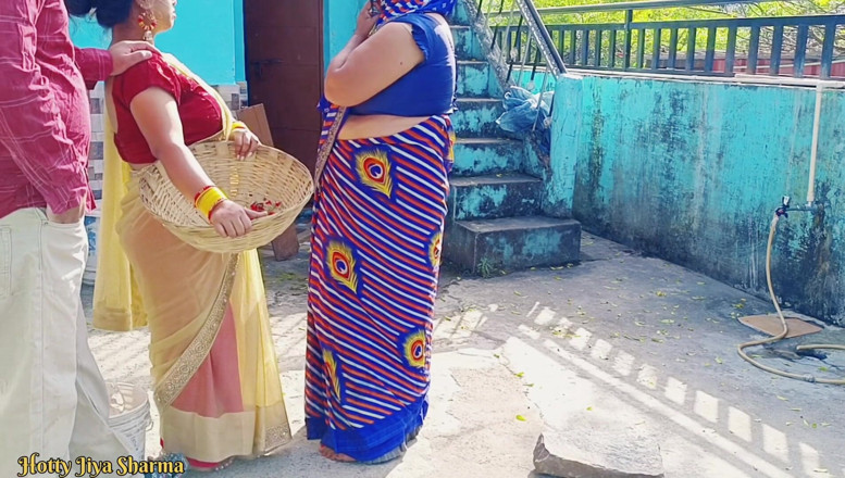Hotty Jiya Sharmaa: Desi rodzina seks w trójkącie, przyrodni zięć seks z przyrodnią...