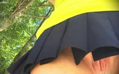 Look Under the Short Skirt. Sexy Nude Pussy Walks Without Panties. Under the Short Skirt. Hot Pussy.
