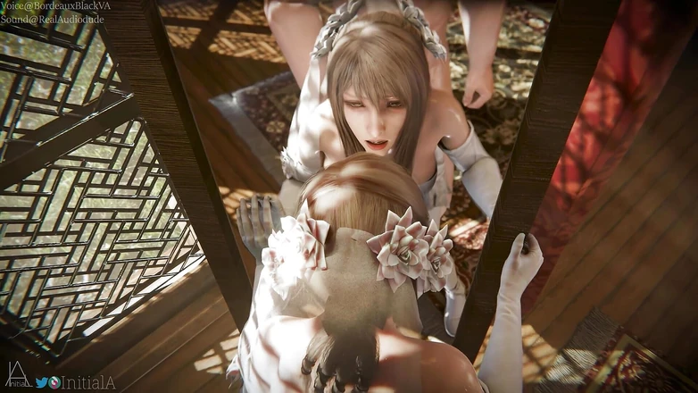 The fox 3D: Final Fantasy big pussy and big cock by InitialA animation...