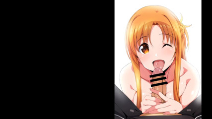 Sperman1998: Alice, Asuna, Liz et Shinon (SAO) coaching masturbatoire