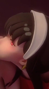 Yor Forger and Fiona Frost Having a Threesome with Loid Forger Double Blowjob Sex Hentai Dragk