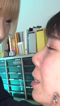 Arisu Otsu Licks Shizuku Hanai’s Nose Until She Moans
