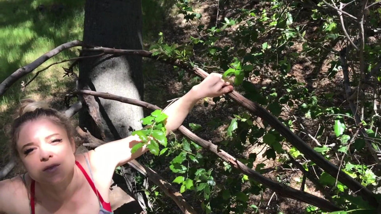Erin Electra: MILF helps her stepson cum in his treehouse