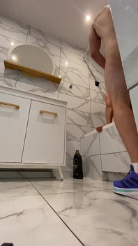 Sex in the Bathroom Fucked His Friend 1