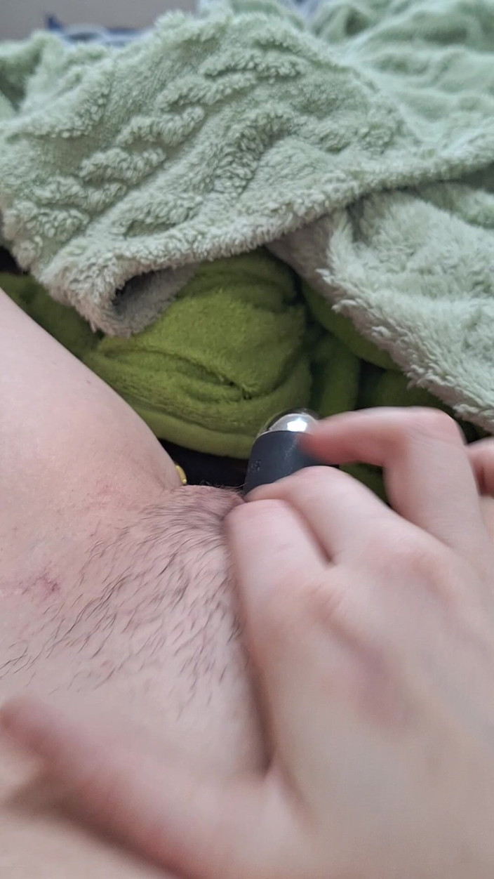 Mrs North: MILF Orgasmus Sextoy Kitzler in Flammen