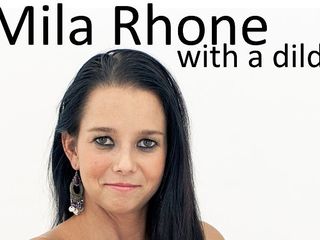 Only3x: Mila Rhone with a dildo