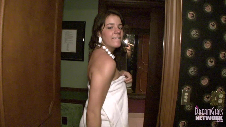Dream Girls: She is ready to show us her nice small tits...