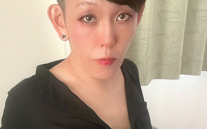 Serina SissyBitch: Serina Masturbates in Office Lady Outfit 01