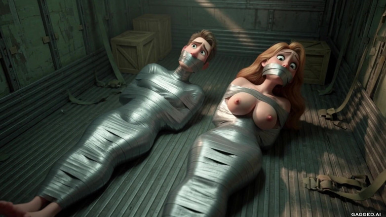 Gagged AI Cartoons: Meet the Millers