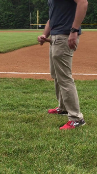 Jerking off on the Baseball Field by Home Plate