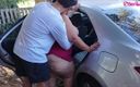 Mommy&#039;s fantasies: Touches Ass - Fat Mature Woman Is Fucked in the Car...