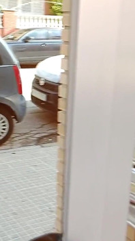 En la calle durante el día
