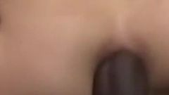 Big ass chick anally smashed by his big black cock