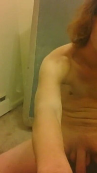 Transwoman Vaping and Auto-bouncing Pre-op Clit (no Cumming/no Masturbate)