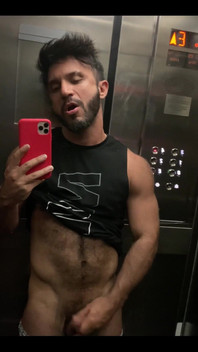 Delicious straw in the elevator…