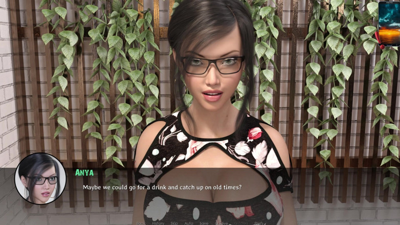 3D Cartoon Porn: 再会57 - ジョンがカレンのアナルを突き、その後彼女の顔に射精する