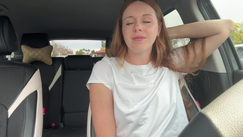 Nadia Foxx: Braless Pit Stop in the Drive Thru with My Lush...