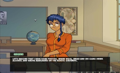 Hentai World: Witch hunter glasses nerd jerk me and show tits