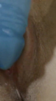 Latina Plays with Dildo