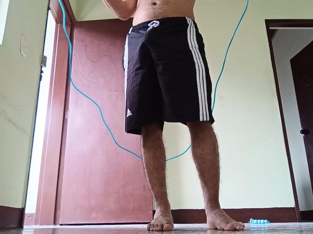When I Exercise, My Dick Gets Hard and My Pants Fall Down (Tomm hot)