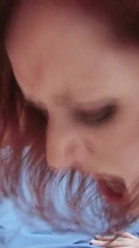 Skinny redhead teen fucked by step dad with big cock during massage