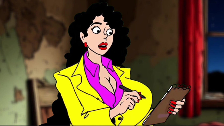 Octopussy Lovers Club: Schlampe Eines Reporters in Einer Schmutzigen Wohnung Gefickt. Porno-cartoon