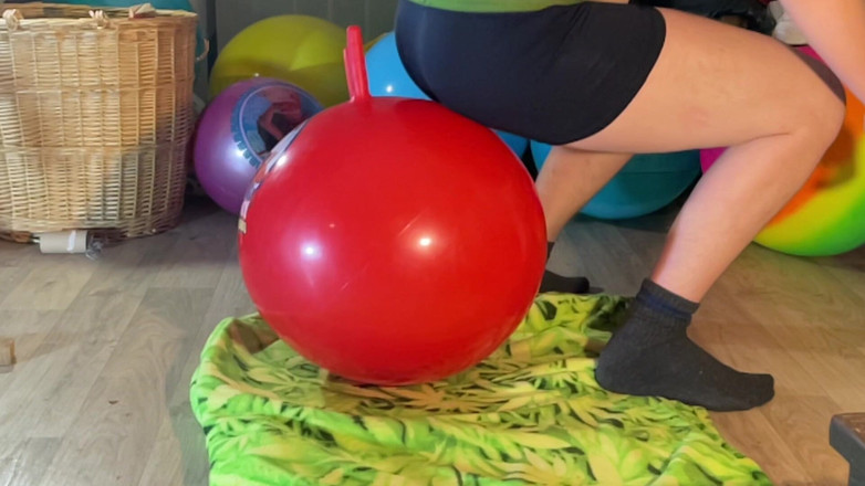 BeachBallsDuo: Rebotando en Red Hopperball - no pop 