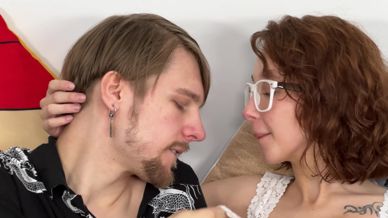 Dirty fantasy: Small Teen with Glasses Fucked by Her Stepbrother