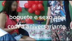Xhacamisinha: 誕生日の女の子のお尻をクソ
