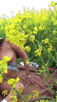 下流的Nancy在大自然中被肛交