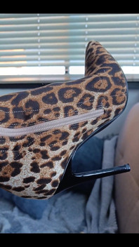 How Amazing Is the Detail on My Leopard Print Boots