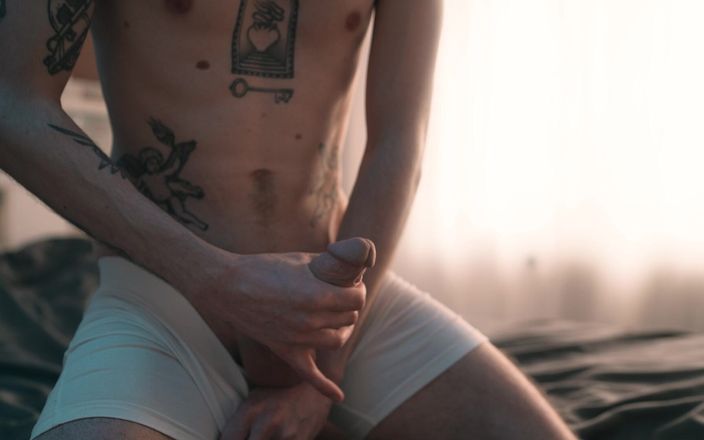 CedricDickery: Acariciando mi madera de la mañana - gran polla con enorme...