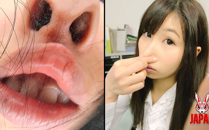 Japan Fetish Fusion: Fetichismo de olor en primer plano - señora de la oficina...
