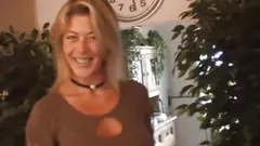 Pierced busty MILF gets screwed at casting