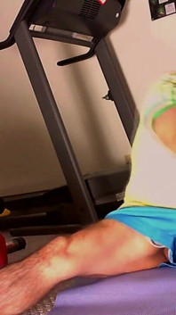 Webcam pierna estiramientos
