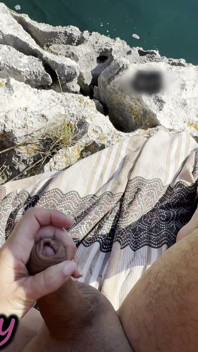 Dick Flash French Teacher Handjob Student Big Cock Nudist Beach Caught by Swimmers Risky 4K Misscreamy
