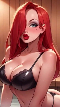 コスプレ。サウナで巨乳と戦利品を跳ねるジェシカ