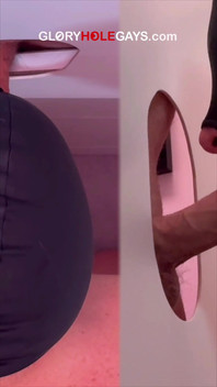 College Boy at the Gloryhole - and I Swallowed Every Drop