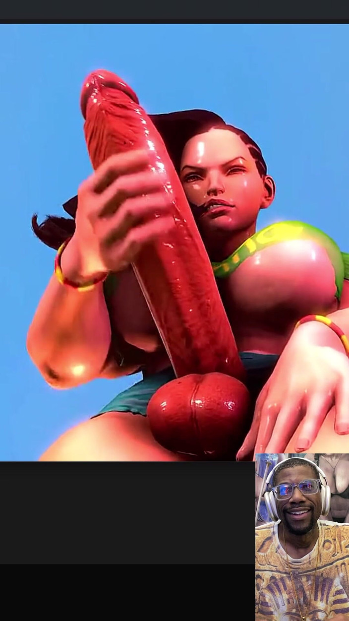 L6RD7BLU3 FUTA: Transgender Laura trekt haar harde kont pik af en spuit...