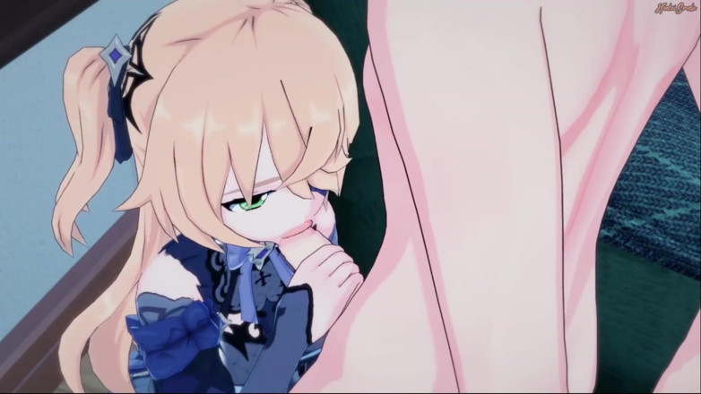 Hentai Smash: Fischl gives a blowjob before getting fucked - Genshin impact hentai