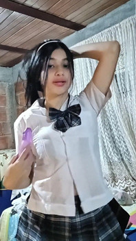 Beautiful Natural Girl with Big Tits Takes It All