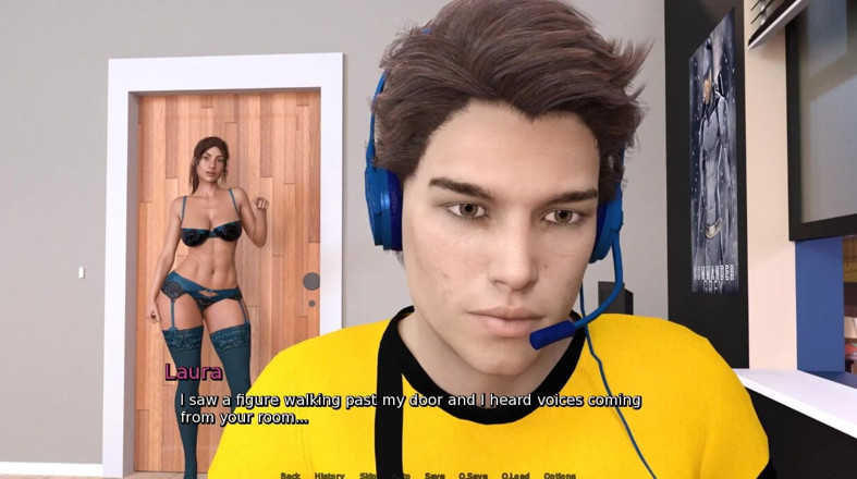 XXX Games Bunk: Laura şehvetli sır - oyun - rol yapma - laura bilmeden kendini teşhir ediyor
