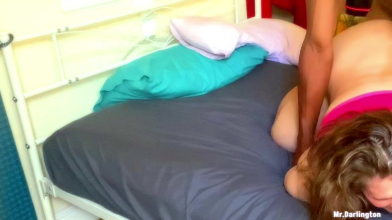 Daddykane: Tlustá prsatá hotwife creampieed doggystyle - paní Zina Gabon