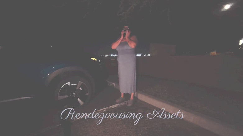 Rendezvousing Assets: Tmavý sex na parkovišti na veřejném místě s shiesty maskou!