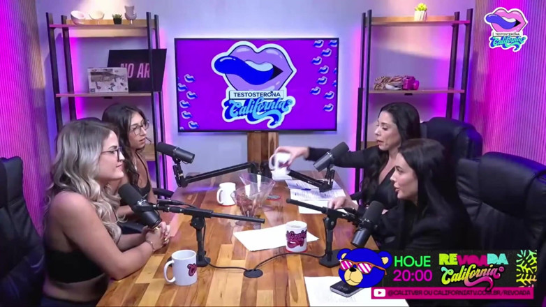 California TV: Dwie hotties w Show of Dirty Talk - Bruna Carlos i...