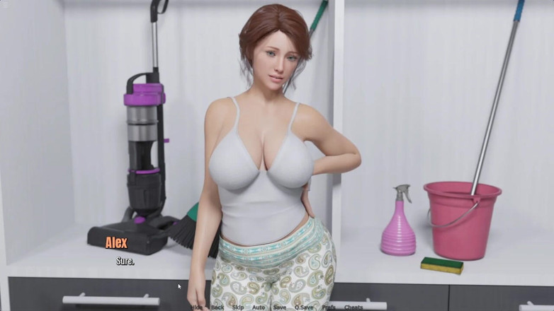 Future Money Man: Stepmom Needs Help for Cleaning House Alex Rubbing Her Ass